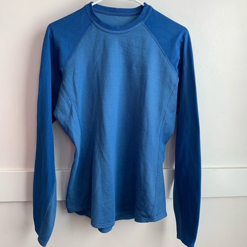 Patagonia Blue Crew Neck Long Sleeve